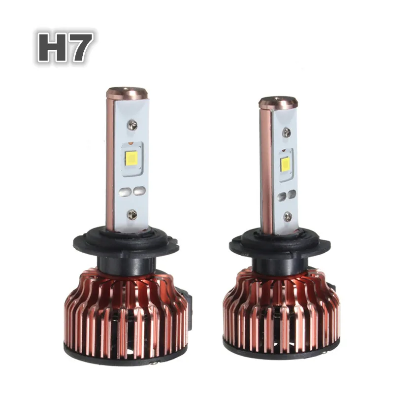 1 пара 80 Вт/50 Вт H4 H13 50 Вт H7 H8/9/11 лет 9005 9006 светодиодный фар Conversion Kit лампы белого цвета высокого Мощность 6000 К фар автомобиля - Испускаемый цвет: changeable