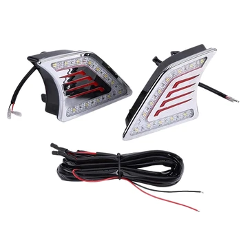 

1 Pair Of Car Daytime Running Light,DRL LED Daylight Fog Lamp for Toyota Hilux Vigo 12-14(Transparent Color+Black)