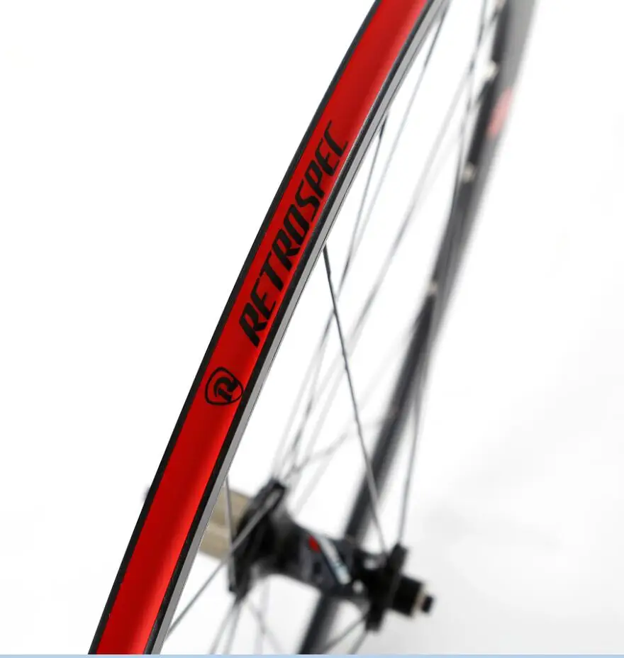C6.0 700C дорожный велосипед супер-легкий алюминиевый сплав герметичный подшипник колесная колесо плоские спицы 40 скоростные диски с анти-курсором