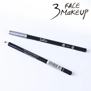 

3 facemakeup/third face global makeup artist special carbon black eyeliner pencil amphibious special studio