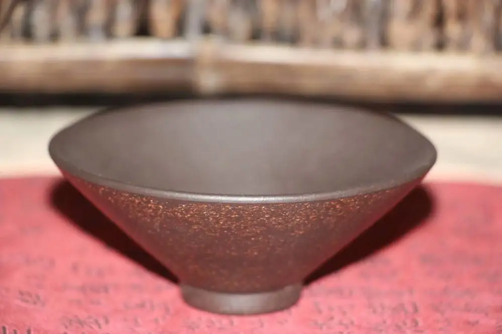 Китайская чайная посуда Исинские глины Черные Пиалы из Исина " Головные уборы" около 81ml