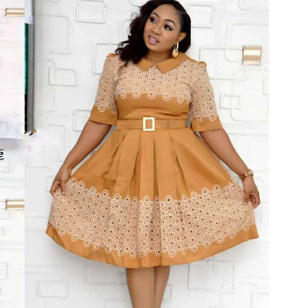 African Women Clothing Dashiki Dress Fashion Dot Print New Aftican