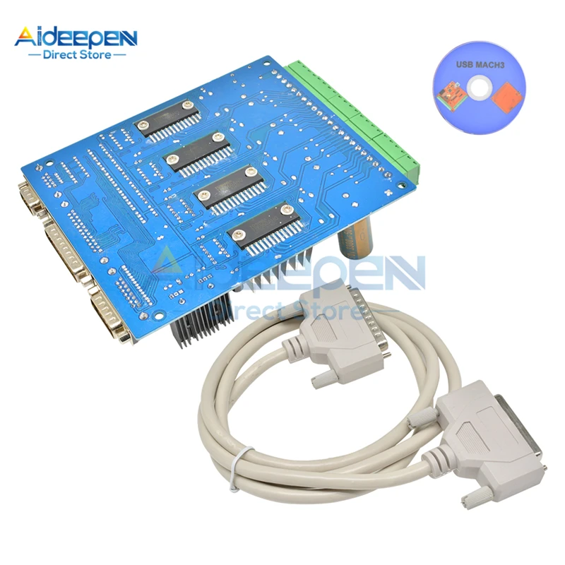 TB6560 DC 12 36V 3A 4 осевой Драйвер шагового двигателя плата контроллера CNC двигатель