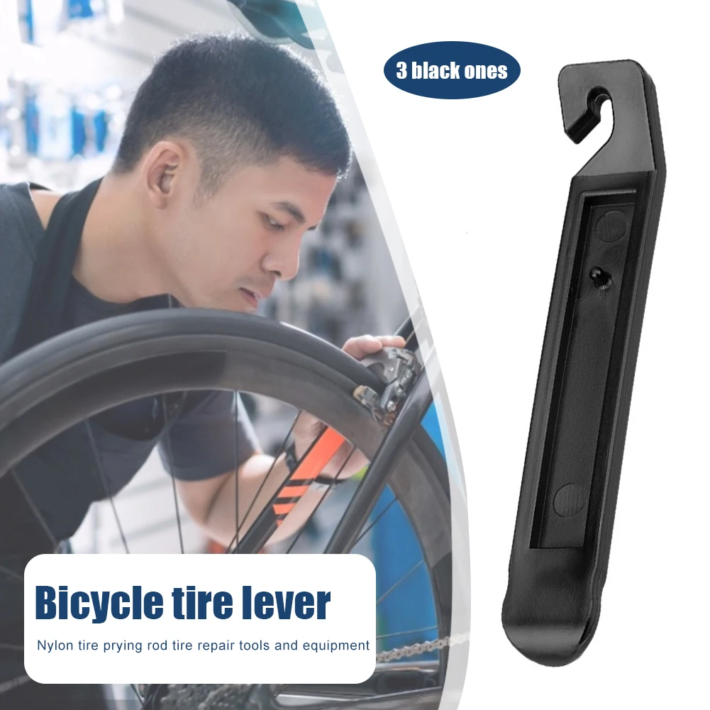 3pcs Plastic Bicycle Tyre Crowbar Bike Tyre Levers Pry Bar Repair Tools #S1