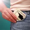 Popular Mens Stainless Steel Batwing Bat Slim ID Cash Money Clip Holder Magnetic ID Holder Fashion Wallet for Men Women Wallet ﻿ 2