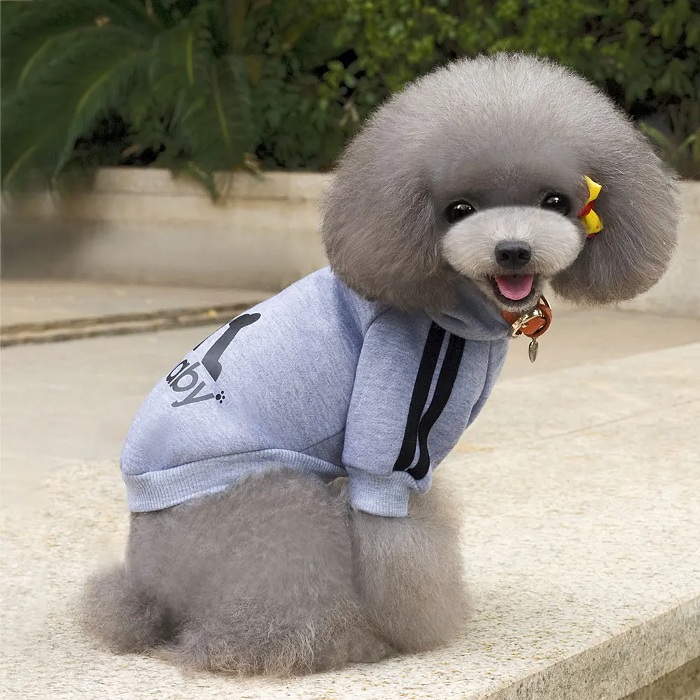 Дешевые собака одежда для Одежда для собак маленький средний собака Зимние футболки Pet толстовки для собак костюм Чихуахуа Cat Костюмы одежда для собак одежда для собак зимние комбинезоны костюм для собаки зимний - Цвет: Серый