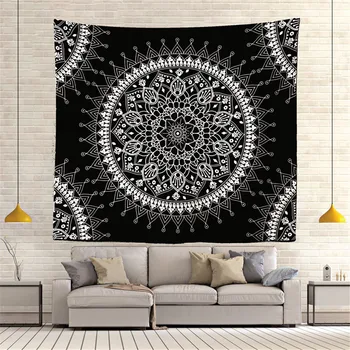 

Mandala Series Tapestry Wall Hanging Printing Beach Towel Mat Polyester Thin Blanket Yoga Mat Shawl Mat Carpet Home Decor
