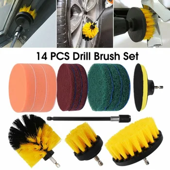 

Brush Kit Cleaner Combo Tool Tub For Bathtubs 14PCS/Set Cleaning Drill