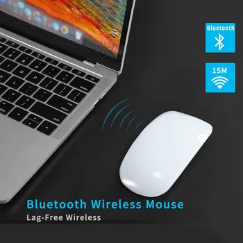 

Ultra Slim Laptop PC Wireless Mouse 1200DPI Bluetooth 4.0 2.4GHz Computer Gaming Touch Control Mini Portable Optical Mice