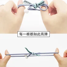 Крутая бандана, Женская корейская мода, модная резинка, для детей, Mori Girl, линия, элегантная, милая, для взрослых, маленькая, плетеная, Резиновая, Ga