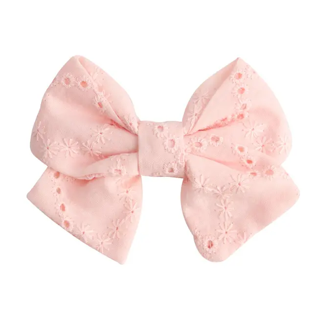 Elegant Chiffon Big Bow Spring Hair Clip Fashion Print Floral Hair Barrette For Women Girls Sweet Hairclip Hair Grip Accessories type 23