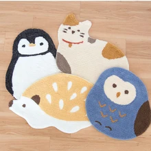 Милый мультфильм животных коврик для ванной коврик для двери коврик у входной двери домашний Впитывающий Коврик коврик