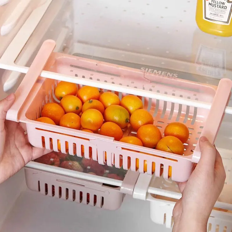 Kitchen Article Storage Shelf Refrigerator Box Refrigerators Drawer Plate Fruit Organizer Rangement | Дом и сад