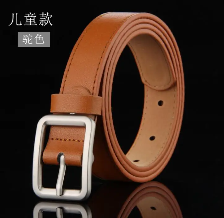 Child formal dress boys teenage belt designer kids PU leather fashion elastic belt buckle black Leisure strap accessorie GG