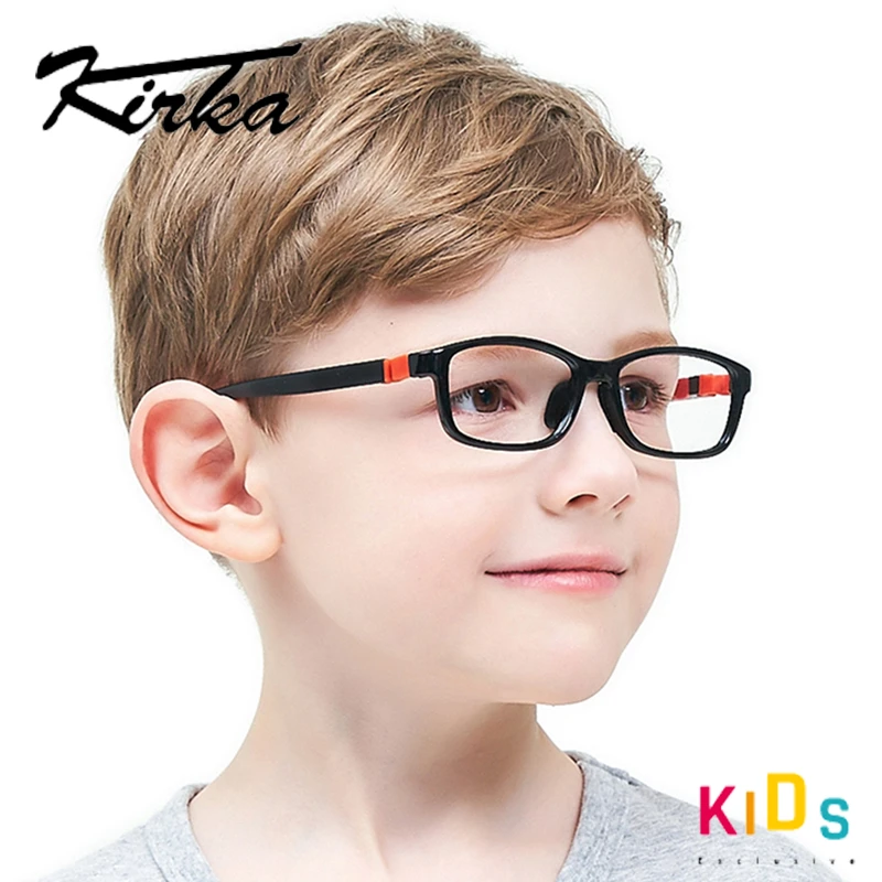 Montura Flexible para gafas Tr90 para niños, lentes ópticas de los gafas de Marcos| - AliExpress