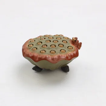 

Tea Ornaments Fortune Again and Again Water Spouting Goldfish Lotus Seed Tea Set Boutique