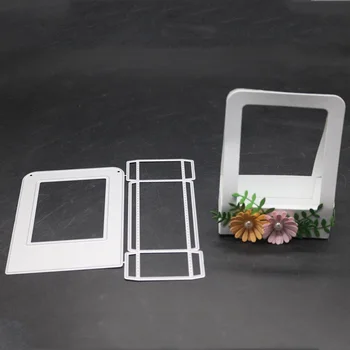 

3D Basket Gift Boxes Metal Cutting Dies Christmas Box Die Cut Stencil Scrapbooking Paper Cards Stamps And Dies 2019 New Craft