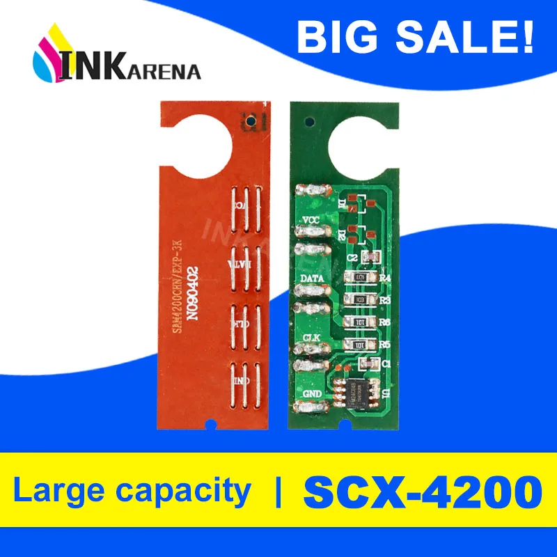 INKARENA SCX-D4200A SCXD4200A 4200A чип сброса картриджа с тонером для samsung SCX-4200 SCX 4200 SCX4200 4200 SCX-4210 SCX 4210