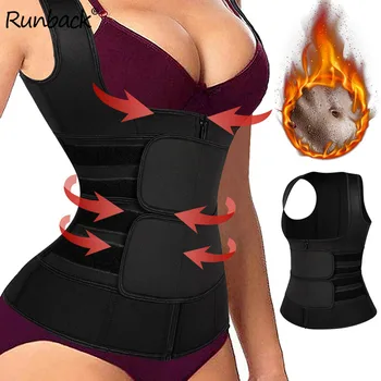 

Waist Trainer Body Shaper Corset Waist Adjustable Hook and Loop Double Waist Zipper Tailored Belly Holding Fajas Colombianas