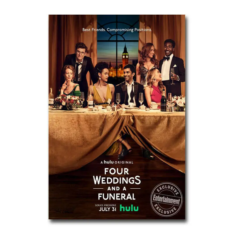 Friends TV Show Art Silk Poster Canvas Print