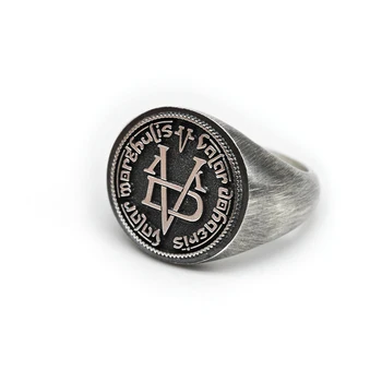 

Game OfThrones Valar Morghulis Handmade 925 Sterling Silver Ring For Men Jewelry Cosplay Props Couple Lovers Gifts