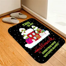 Коврик с рождественским дизайном, кухонный коврик, Противоскользящий коврик для ванной комнаты, коврик для душа, коврик для прихожей, гостиной, ковер, Рождественский внутренний ковер@ 5