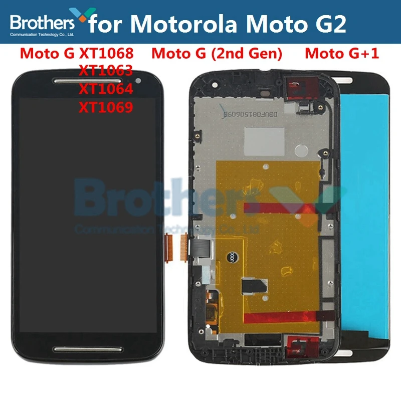 ЖК-дисплей с сенсорным экраном и дигитайзером для Motorola Moto G2 XT1068 XT1063 XT1069 |