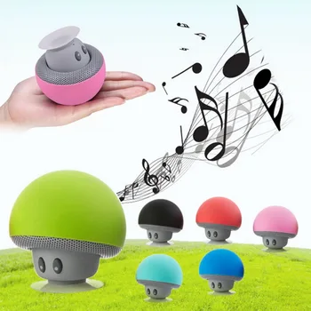 

1Pcs Mini Wireless Speaker Gift Environmental Protection Battery High Capacity Subwoofer Mushroom Speaker Bluetooth Speakers