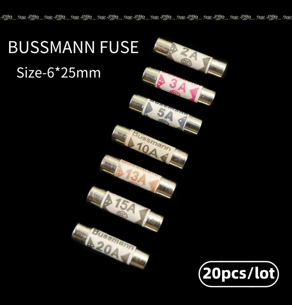 20pcs/lot BS1362 6*25 Filling sand Riot Ceramic fuse 6x25mm 240V 1A 2A 3A 5A 10A 13A 15A 20A | Обустройство дома