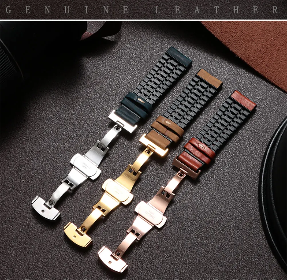 PEIYI 20 мм 22 мм кожаный + Силиконовый ремешок для часов подходит для huawei Watch GT/Watch2 Pro/Classic/Honor Magic Quick Release