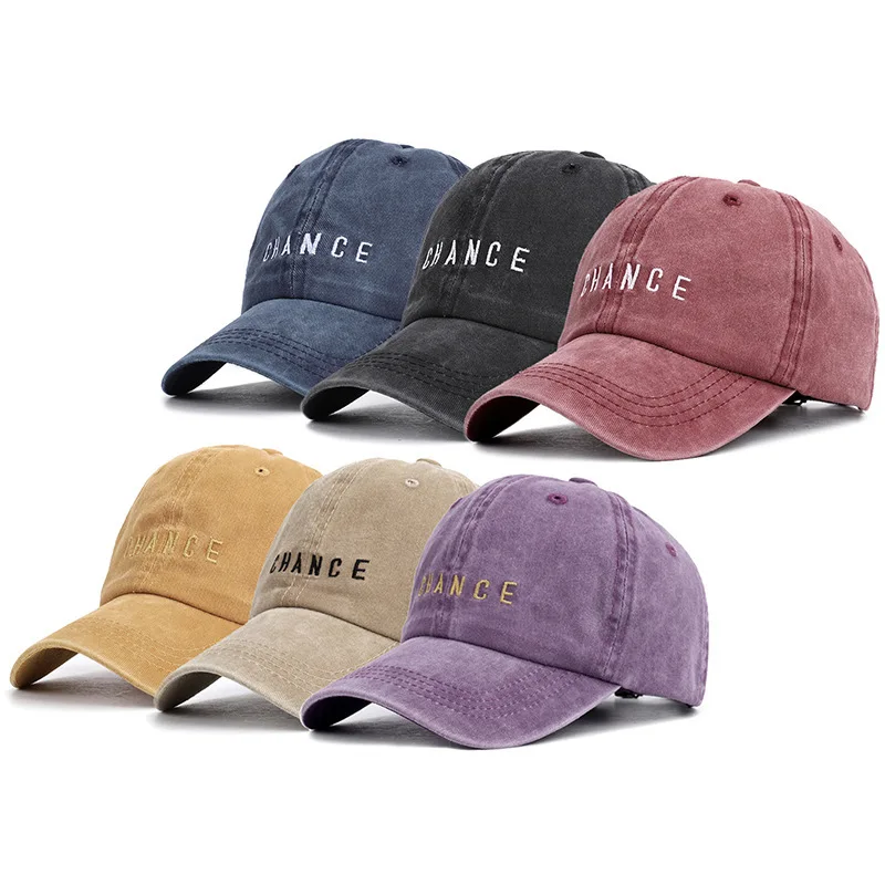 

Go Direct Selling Dad Hat Ms Spring 2019 Hat New Chance Letters Washed Baseball Cap Man Lovers Like Contracted
