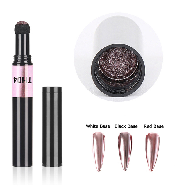 Double Color Fluorescent Nail Dipping Powder Pencil Cushion Polish Nail Art DIY Glow Effet Party Pigment Eye Shadow Use