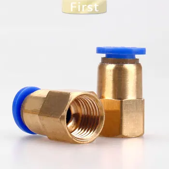

Hose 4MM 6MM 8MM 10MM 12MM pneumatic connector fittings 1/8 '' 1/4 '' 3/8 '' 1/2 '' female thrust thread for air tube connection