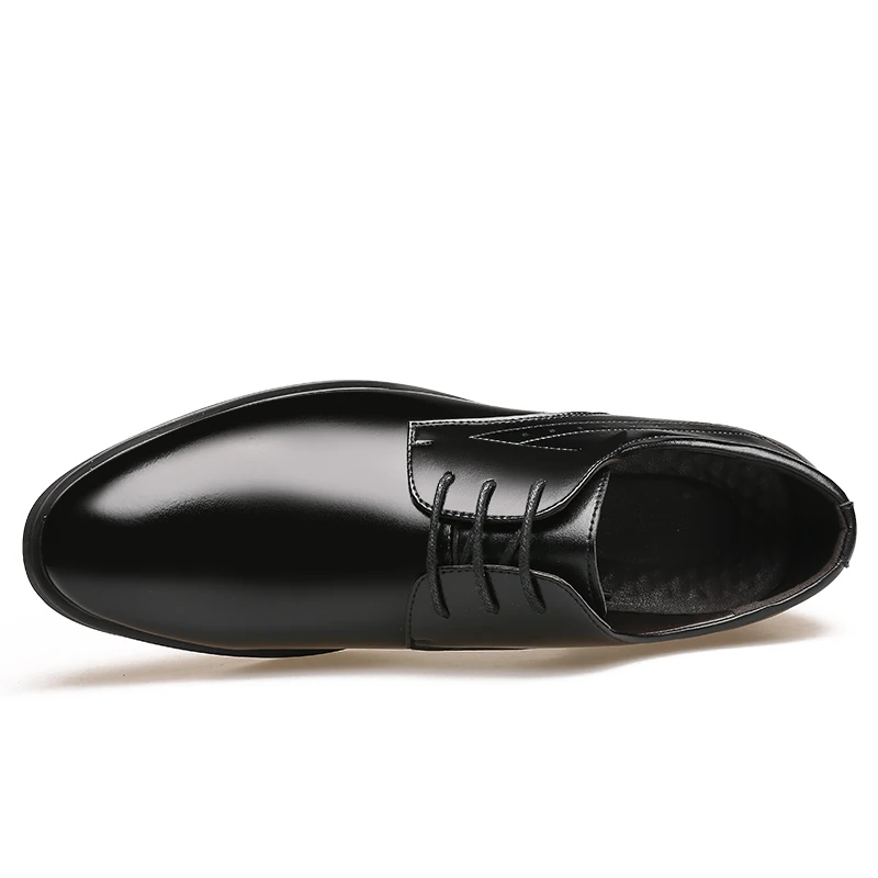 EUDILOVE бренда из натуральной нешлифованной кожи Для мужчин; Туфли-оксфорды; британский стиль ретро Спортивная обувь резная Формальные Мужские модельные туфли размер 38-44% 1097