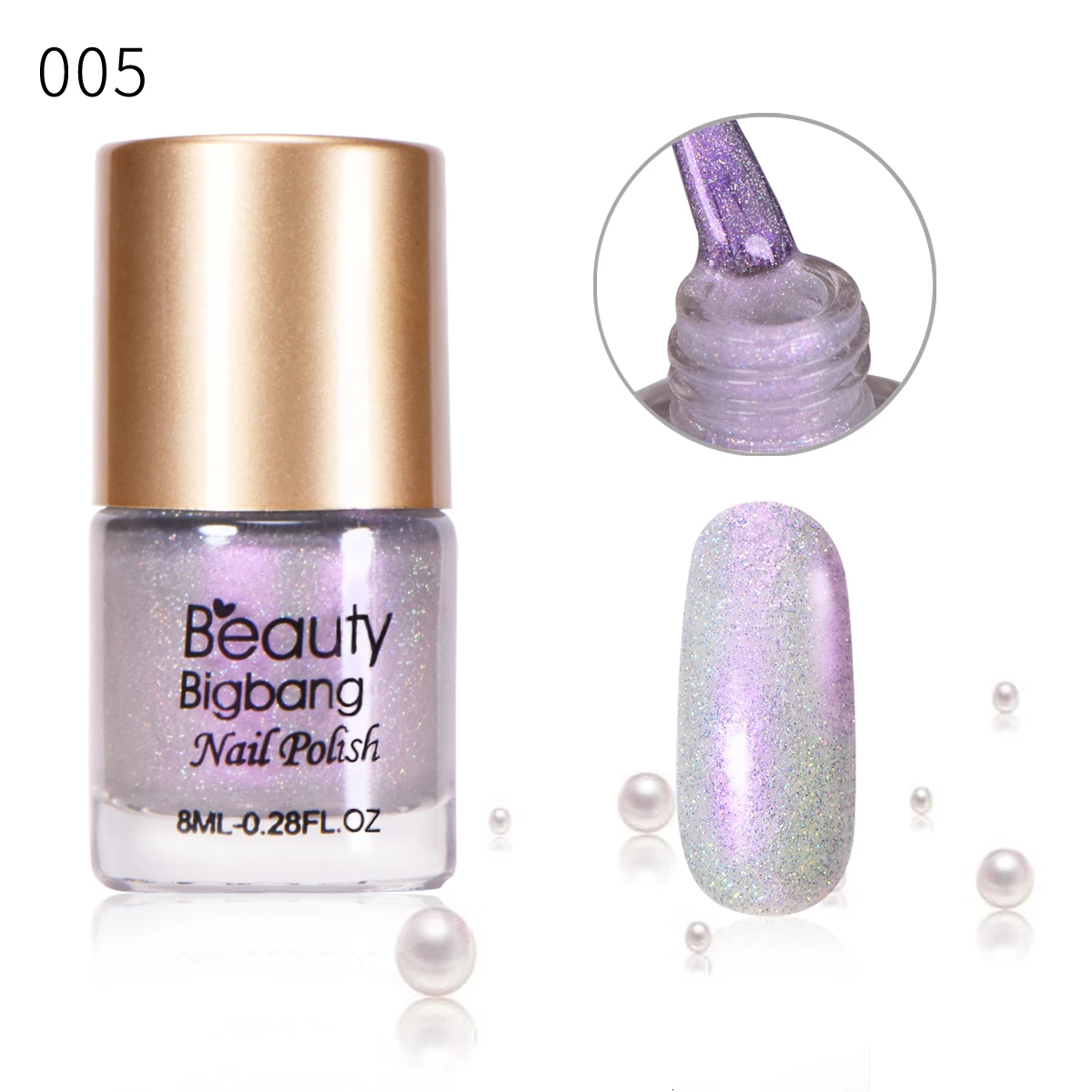 BEAUTYBIGBANG 8 мл Лак для ногтей Жемчуг Русалка лак для ногтей лак маникюрные советы цвет