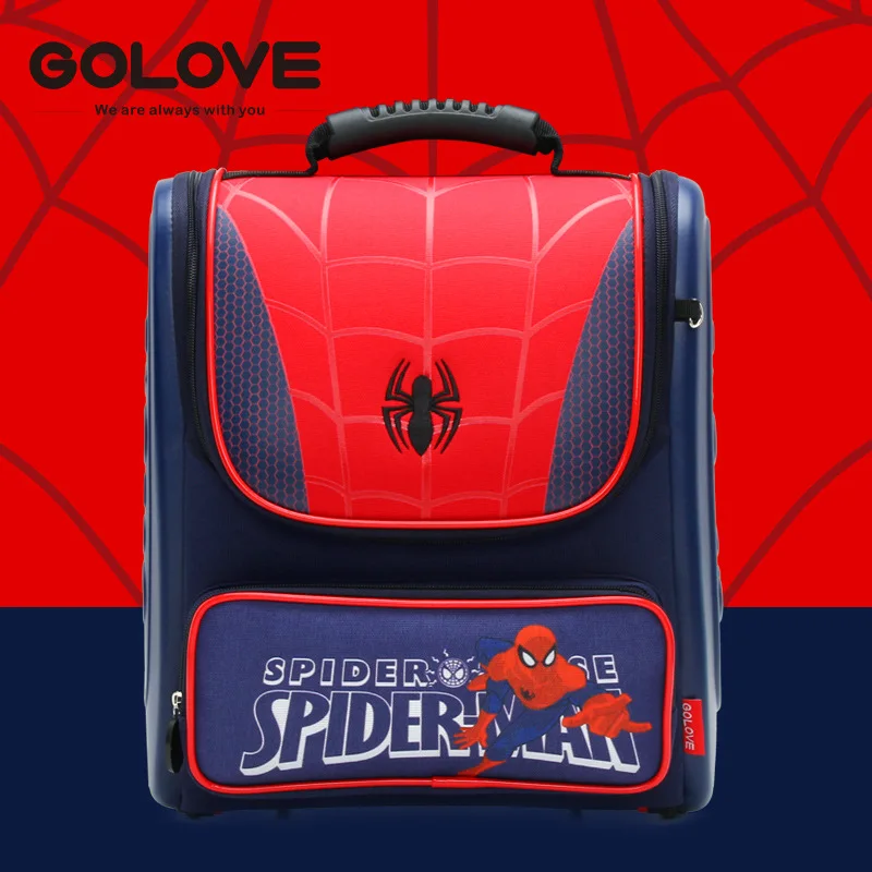 

New Style Schoolbag for Elementary School Students 1-3 Grade Men's Children Burden Relieving Spine-Backpack Brand School Bag