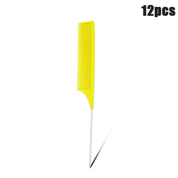 

High Temperature Resistant Anti-Static Steel Needle-Point Combs For Hair Styling Hairdressing HJL2019