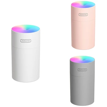 

Portable 270Ml Humidifier Dazzling Cup USB Ultrasonic Air Aroma Diffuser Romantic Soft Light Air Purifying Mist