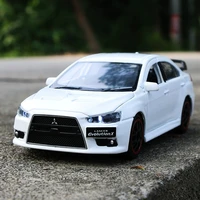 1:32 Mitsubishis Lancer Evo X 10 Alloy Car Model Diecast Metal Toy Vehicle Car Model Simulation Sound Light Collection Kids Gift 1