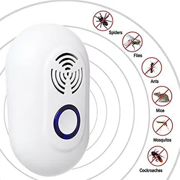 

EU/US Ultrasound Electronic Mosquito Cockroach Mouse Killer Pests Insect Mice Repeller Trapper Rat Pest Control Insect Trap CE
