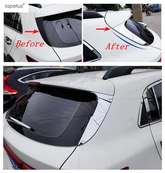 

Lapetus Tailgate Rear Door Window Stripes Sequins Exterior Decoration Cover Trim Fit For Kia Rio 4 X-line 2017-2020 Chrome ABS