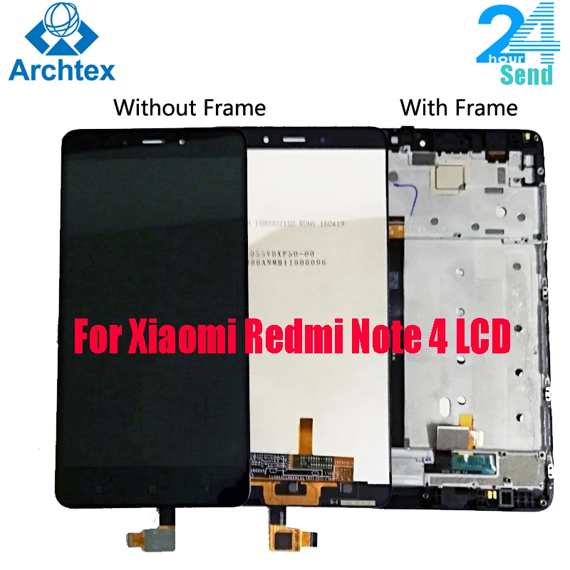 ЖК экран AAAA + для Xiaomi Redmi Note 4 сменный дисплей MTK Helio X20 NOTE в наличии|Экраны мобильных