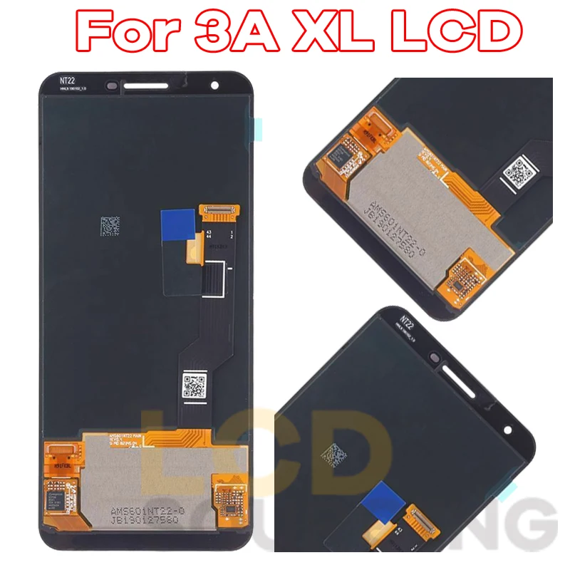 5," для Google Pixel 3A ЖК-дисплей кодирующий преобразователь сенсорного экрана в сборе 6,0" для Google Pixel 3A XL Замена ЖК-дисплея