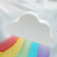 Облако Радуга ВАННА СОЛЬ мяч эфирное масло Effervescent шарики для ванны
