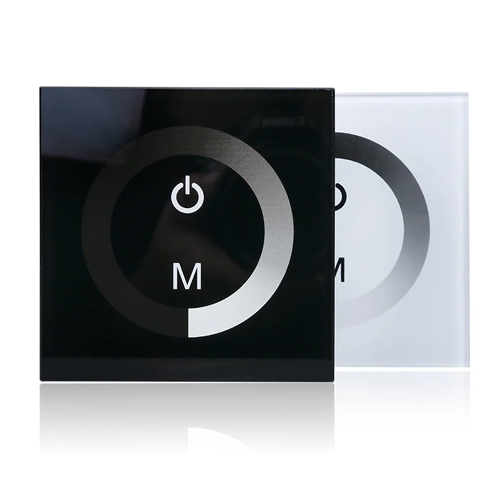 DC 12 V-24 V LED диммер Управление чувствительной стабильной руководство легко установить универсальный Стекло светодиодный свет сенсорный Панель настенный практичный