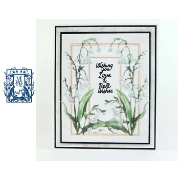 

JC Letters Vine Background Frame Metal Cutting Dies for Scrapbooking Handmade Punch Shape Stencil Craft Mold Mould Model Decor