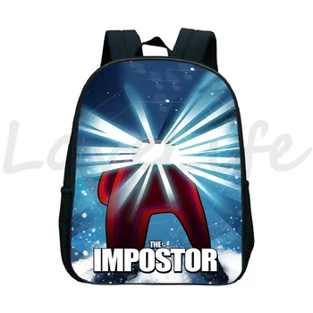

Newest Game Among Us Kindergarten Backpack Boys Girls Cartoon School Bag Kids Preschool Knapsack Children Anime Rucksack