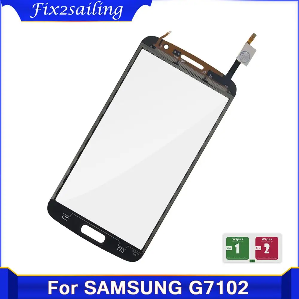 Для samsung Galaxy Grand 2 G7105 G7102 G7106 G7108 сенсорный экран дигитайзер сенсор внешняя Передняя
