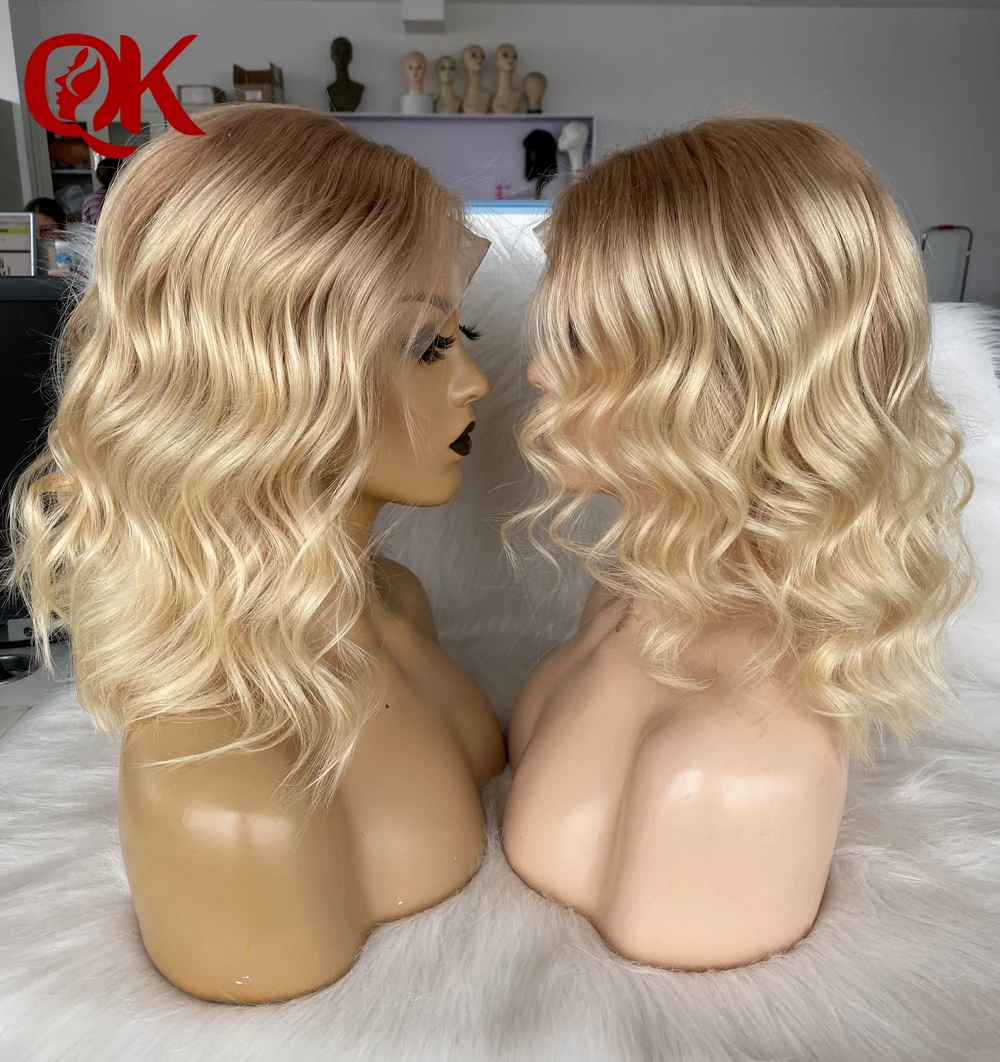 ombre blonde bob wig 