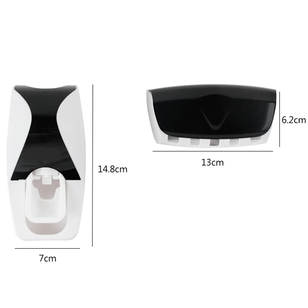 Kids Automatic Toothpaste Dispenser Toothbrush Holder Set Hygienic Economy